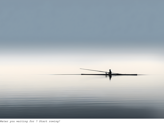 ¿Agua que estás esperando? ¡Empieza a remar!