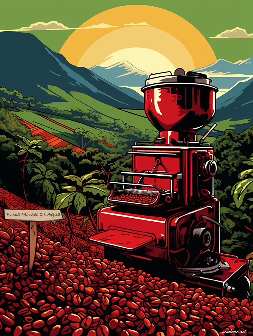 Finca Montes de Agua - Coffee Pulping Machines